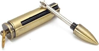 Permanent Match Metal Matchstick Flint Fire Starter, Keychain Lighting Sticks Reusable Immortal Lighter for Camping Hiking Emergency Survival Gear