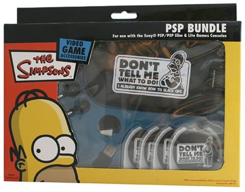A4T The Simpsons: PSP Bundle - Homer Simpson - Dont tell me (PSP)