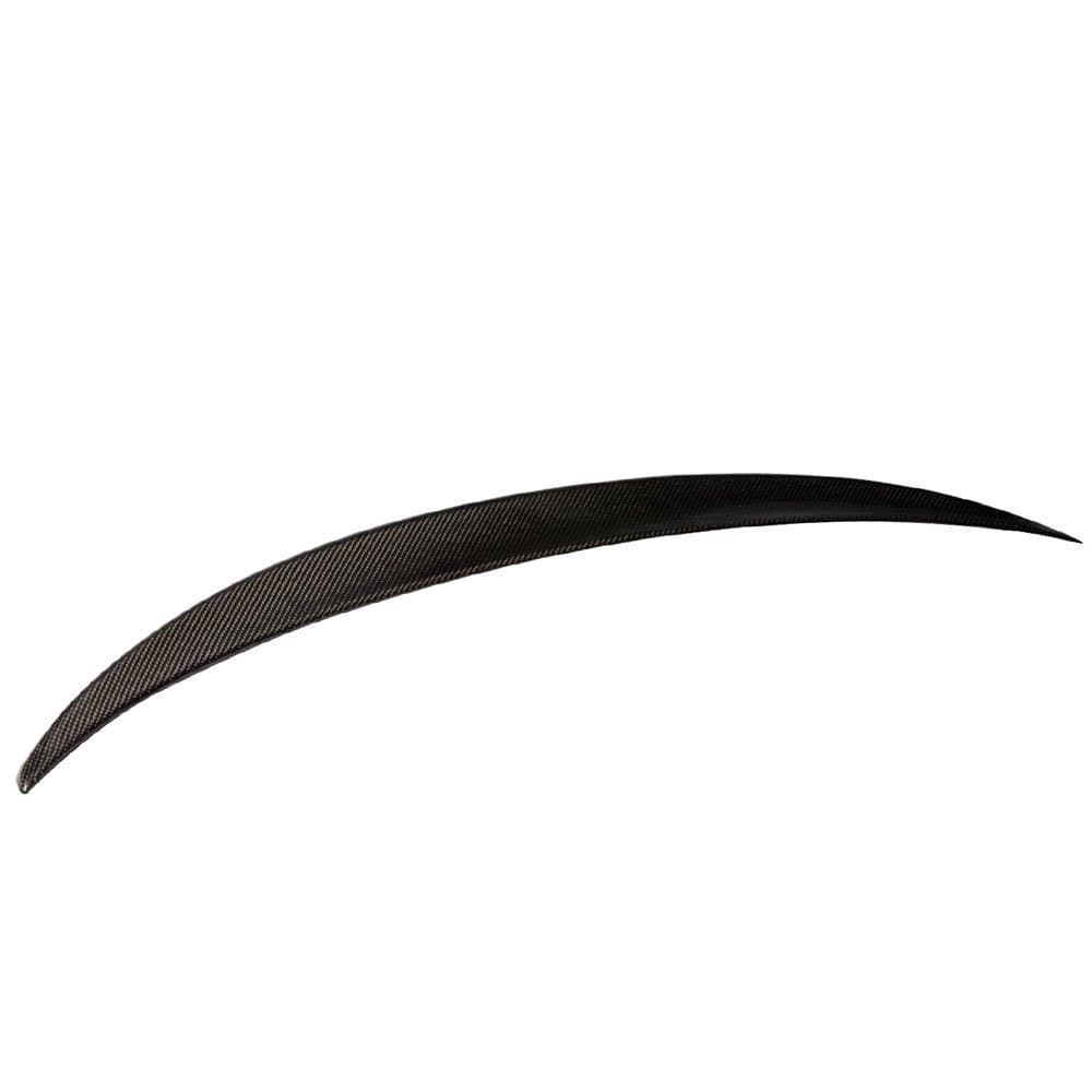 Trunk Spoiler Compatible with 2011-2016 BMW 5 Series F10, Performance Style Unpainted Raw Material Carbon Fiber CF Rear Tail Lip Deck Boot Wing by IKON MOTORSPORTS, 2012 2013 2014 2015