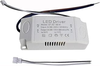 LED Driver 25-36W for Single Color Ceiling Strip Spot Light Module Panel, Replacement LED Starter Power Supply Adapter Transformer, Input AC85-265V Output DC80-125V