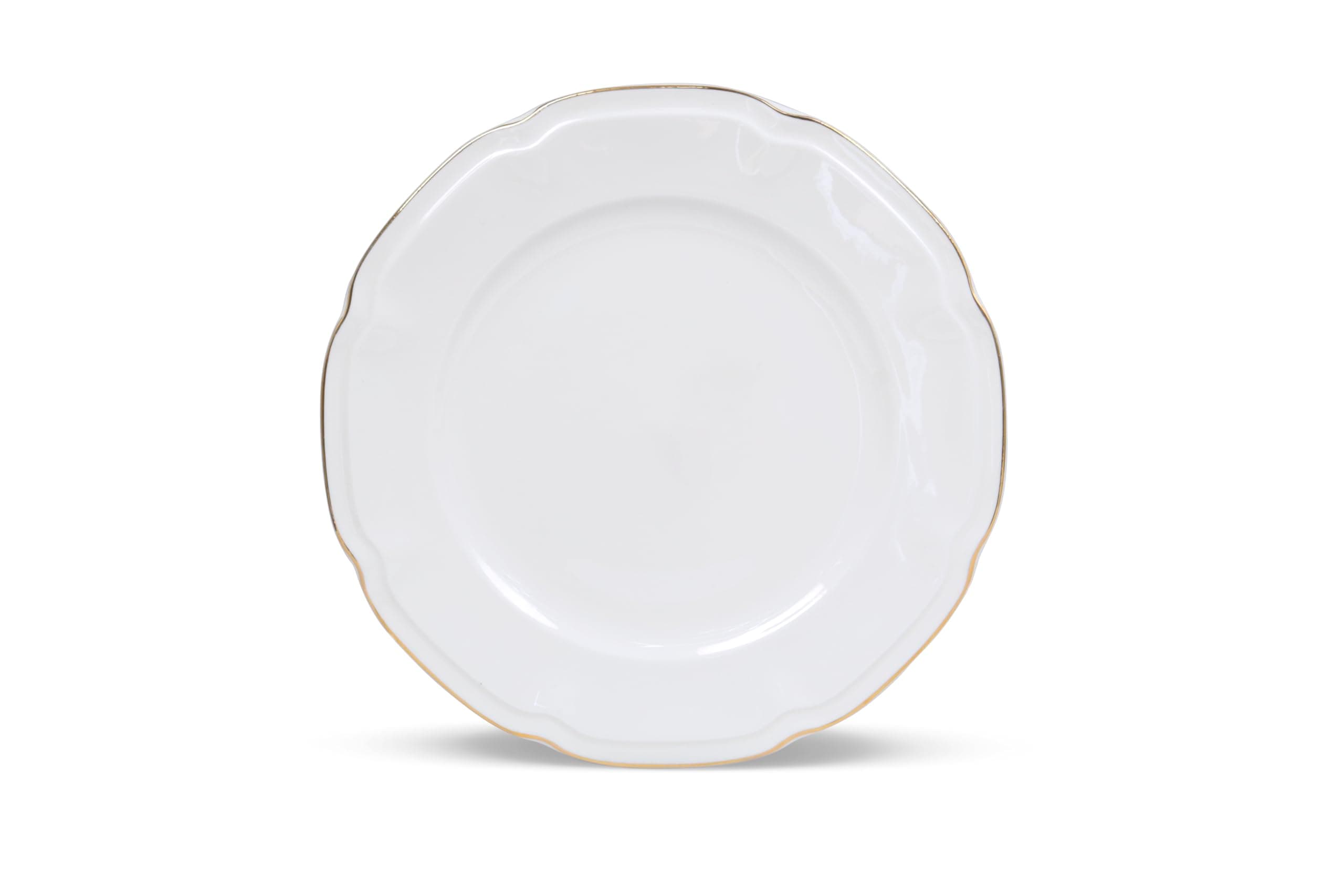 Orchid 10.5” New Bone China Embossed Dinner Plate Earl, Ceramic Dinner Plates, Dinner Party Plate, Round Pasta Plates, Serving Plates, Dinnerware Plates Set Lightweight Side Plates (ZGBC061)