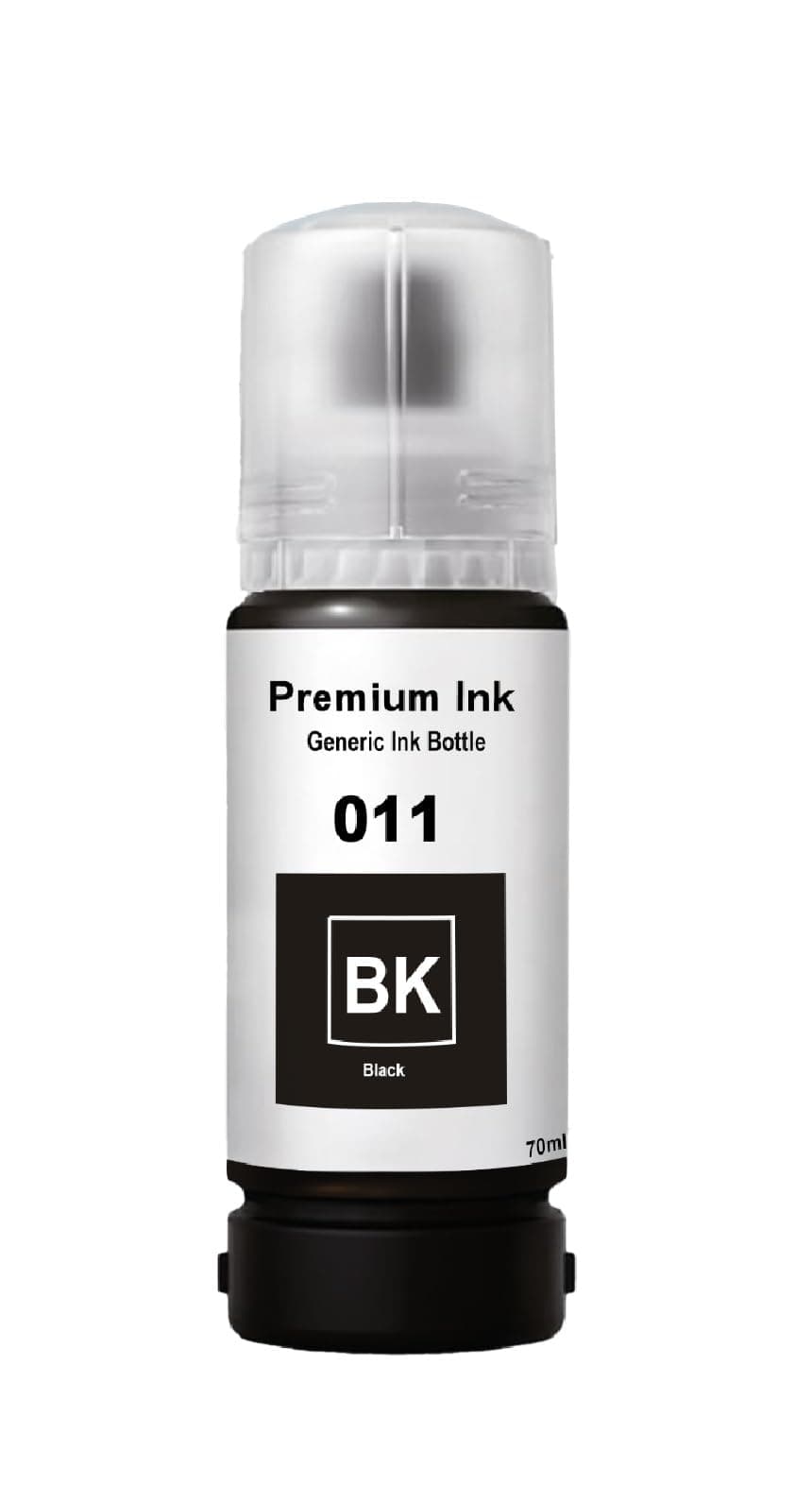011/012 Compatible Refill Ink for Epson L8180 / L8160 Printer – Compatible Ink Bottle for Epson 011/012 Ink (Black 1)