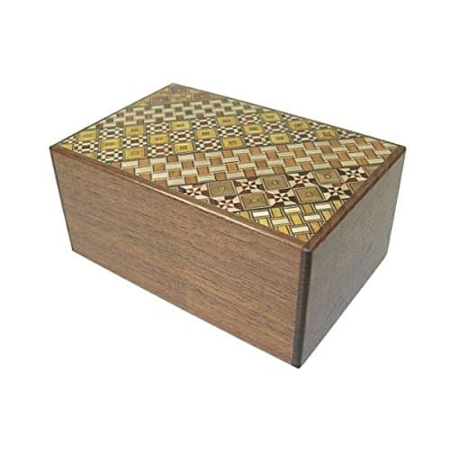 5 Sun 7 Step Natural & Yosegi Japanese Puzzle Box