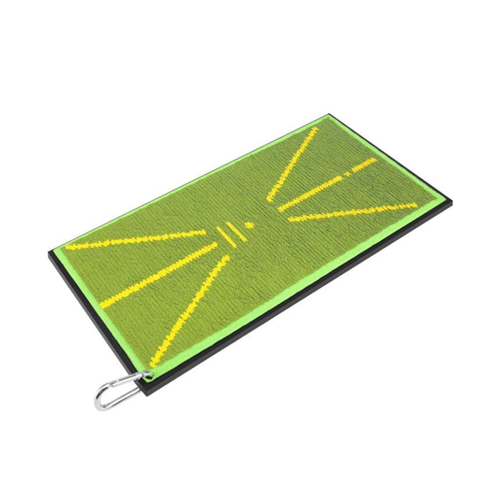 Swing Path Detection 41" X 21" Indoor/Outdoor Hitting Golf Mat (Rubber Base)