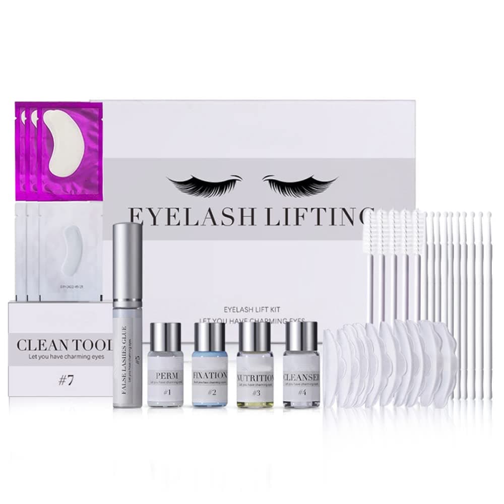 Goreem Eyelash Perm Kit Professional Quality Lash Lift Semi-Permanent Eyelash Curling Perming Wave Kit Set