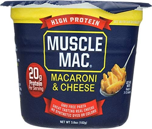 Muscle Mac (NOT A CASE) Macaroni and Cheese Microwave Cup