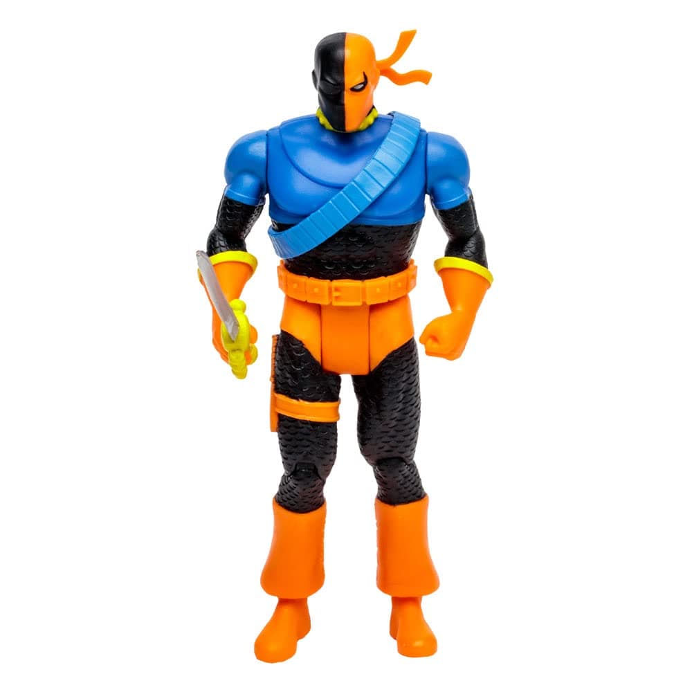 Toys, DC Multiverse, 5-inch DC Super Powers Deathstroke (Judas Contract) Action Figure with 5 points of articulations, Collectible DC Retro 1980’s Super Powers Line Figure – Ages 12+