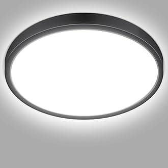 hepside LED Ceiling Light,3000K/4000K/6500K 3 Color Temperature, Waterproof IP54 LED Ceiling Lamp, Modern,Round Flush Ceiling Light for Bathroom, Living Room,Bedroom, Kitchen, Hallway, Office