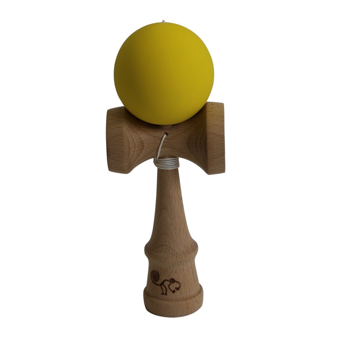 Simian Kendama Traditional Japanese Toy - Solid Yellow