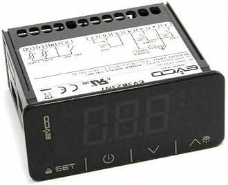 GENUINE EVCO 230V DIGITAL THERMOSTAT TEMPERATURE CONTROLLER FRIDGE BOTTLE COOLER FREEZER