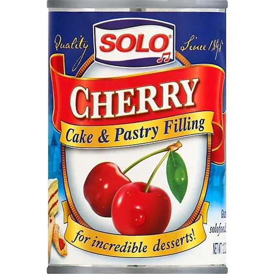 Solo Filling Cherry, 12 Ounce (Pack of 2)