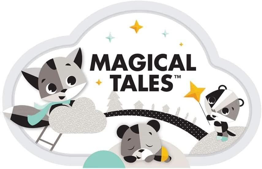 Tiny Love Black and White Gymini, Baby Play Mat with Modern Design, 0m +, 93 x 85 x 49 cm, Magical Tales