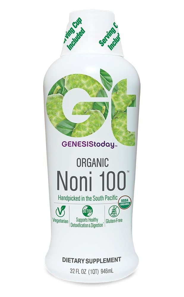 Genesis Today, Organic Noni 100, 32 Ounce