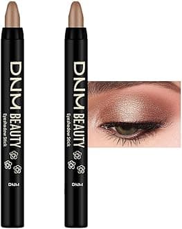 evpct 2Pcs Cream Eyeshadow Sticks Set for Eyes Waterproof, Bronze Shimmer Matte Eye shadow Stick Pencil Pen Bulk sombras en crema para ojos 20+20