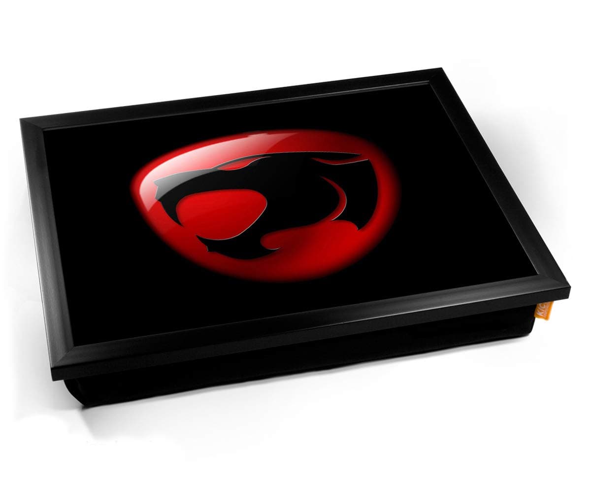 KICO Thundercats Cartoon Cushioned Bean Bag Breakfast Bed Lap Tray Desk - Black Frame
