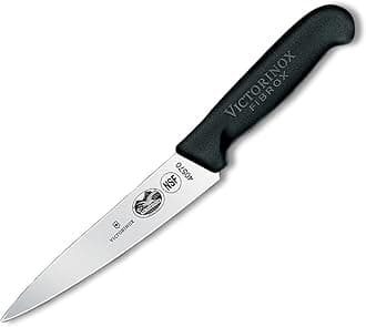 Victorinox 5.6003.15 Fibrox Pro Boning Knife 6", Black