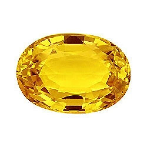 Gemselect Certified Natural Yellow 5.5 Ratti Sapphire Gemstone