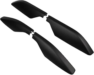 Roof Rack Roof Rail Cover Black for Prado ABS 4pcs for Toyota for Land for Cruiser 2003-2004 2006-2009 Polished PA1608290GH, Easy to install