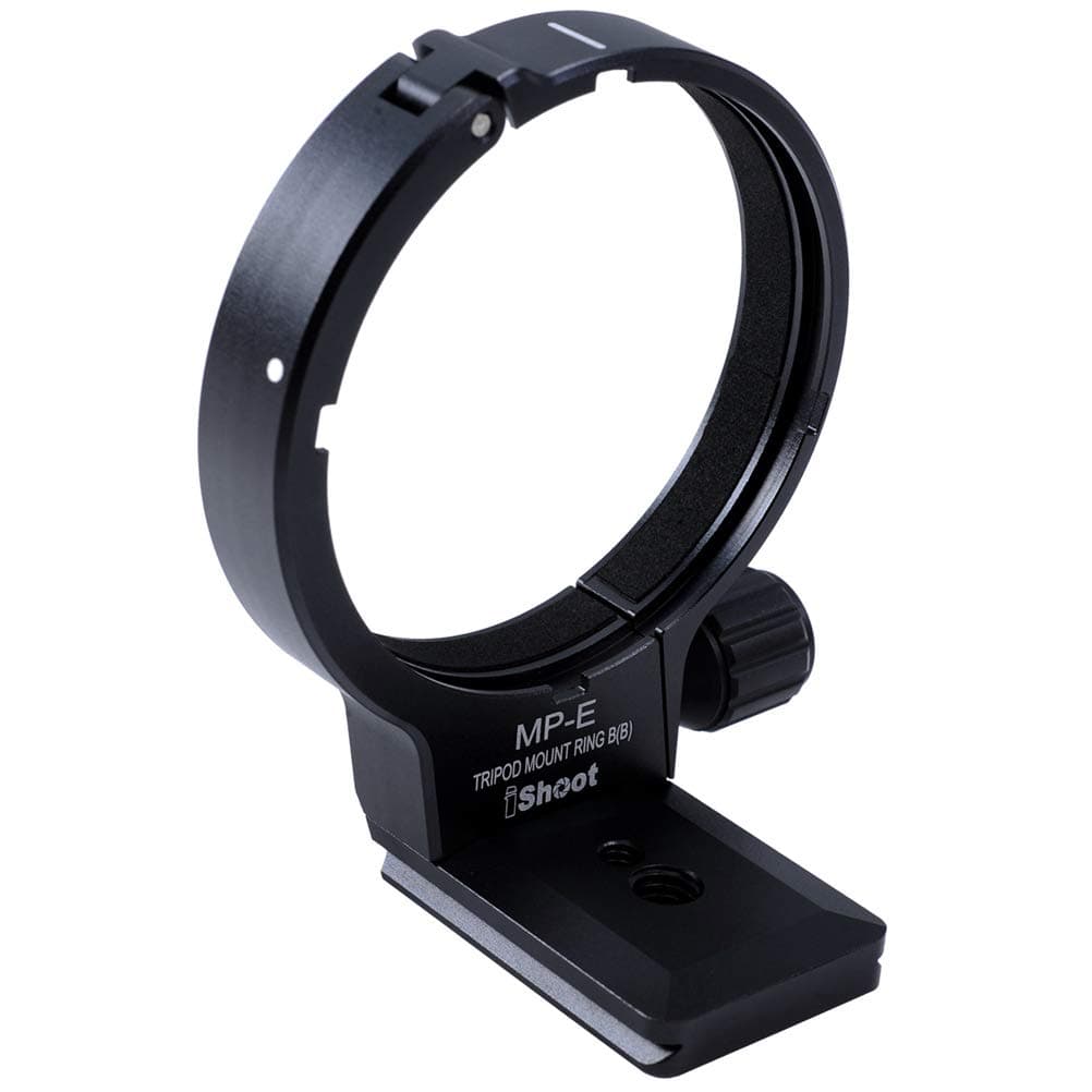 Lens Collar Tripod Mount Ring for Canon MP-E 65mm f/2.8 1-5X Macro Photo, Canon EF 180mm f/3.5L Macro USM Lens-w/Quick Release Plate fit ARCA-SWISS Ballhead,Can Replace Canon Lens Support Bracket B(B)