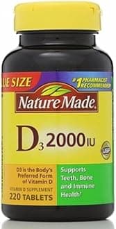 D3 2000 IU Tablets 220 ea (Pack of 2)