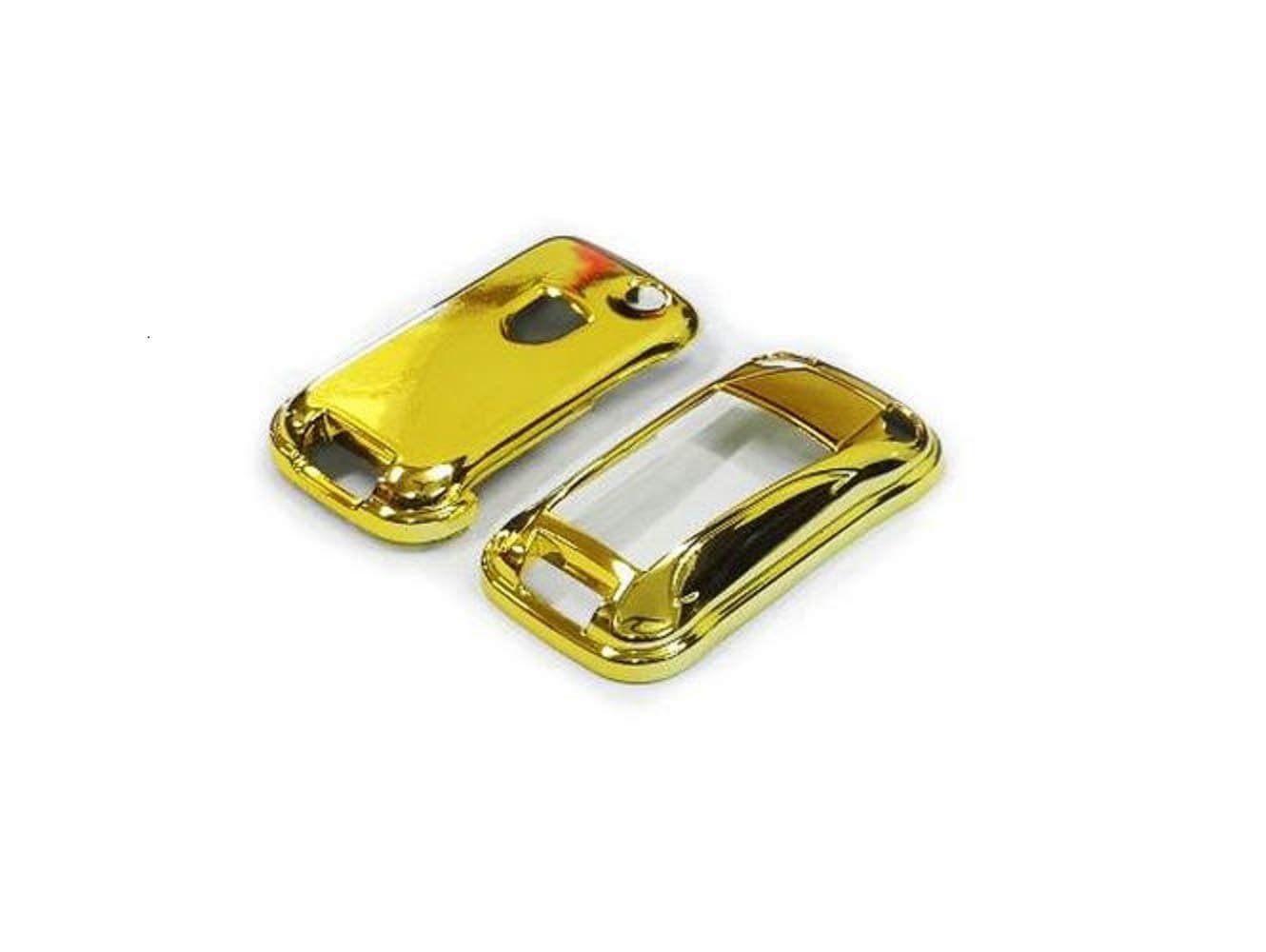 GOLD PLATED CHROME Color Flip Key Remote Key Protection Case for Porsche Cayenne Turbo S GTS V6 V8