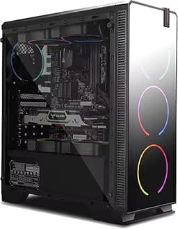 ALKETRON Hammer H60 - Gaming Desktop pc - i9 Core 12th Gen Processor with RTX3050(8GB) Dedicated Graphics(Ready to use DDR4 CPU Tower Box Piece - Professional Edition)