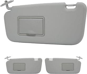 Car Sun Visor, Car Inside Sun Visor Glare Guard Grey 85220 1C200QS Replacement for GETZ 2002‑2011(Right)(Left)