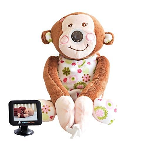 Infanttech (Old Model) Always-in-View 3.5" Video Baby Monitor -The Baby Monitor for Home, Cars, and On The Go (Monkey)