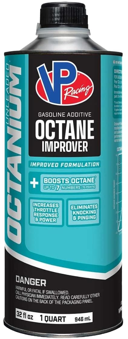 VP Racing 29505, Octanium Unleaded Octane Booster - Quart