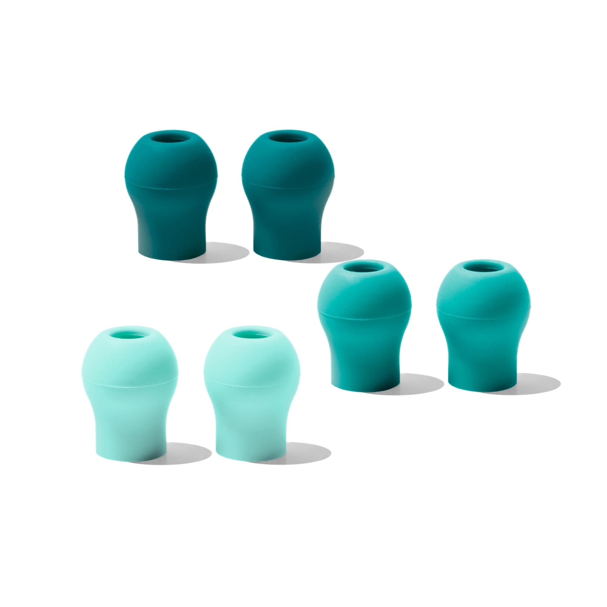 Eko CORE 500™ Rubber Ear Tips, 6 Pairs (Rainforest Collection)