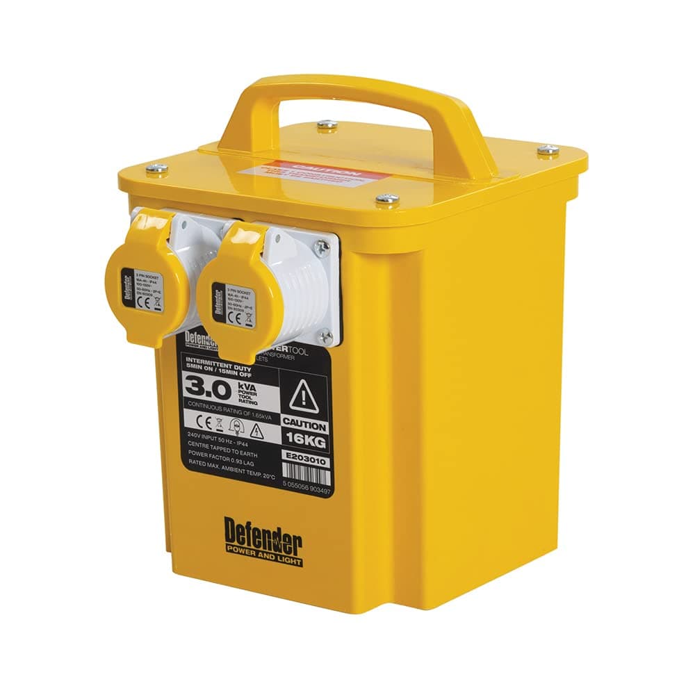 Defender E203010 3kVA Portable Transformer 110V 3000W