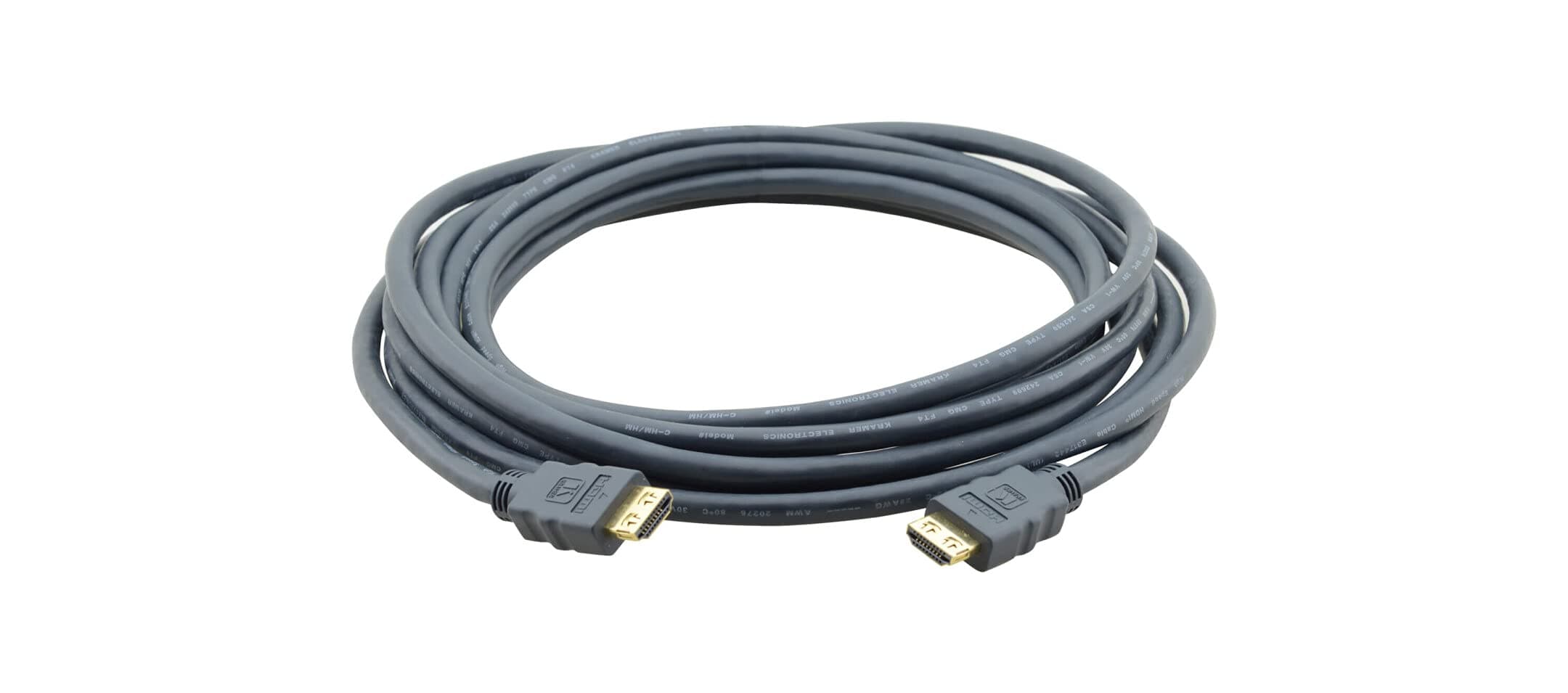 Kramer Electronics C-HM/HM-10 CABL – HDMI Cables (HDMI, HDMI, MALE, Male, Right, Right)