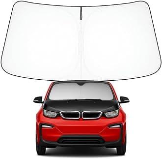 Proadsy Front Windshield Sun Shade Foldable Sunshade Protector Custom Fit 2014-2022 BMW i3 Accessories 2026 Upgrade