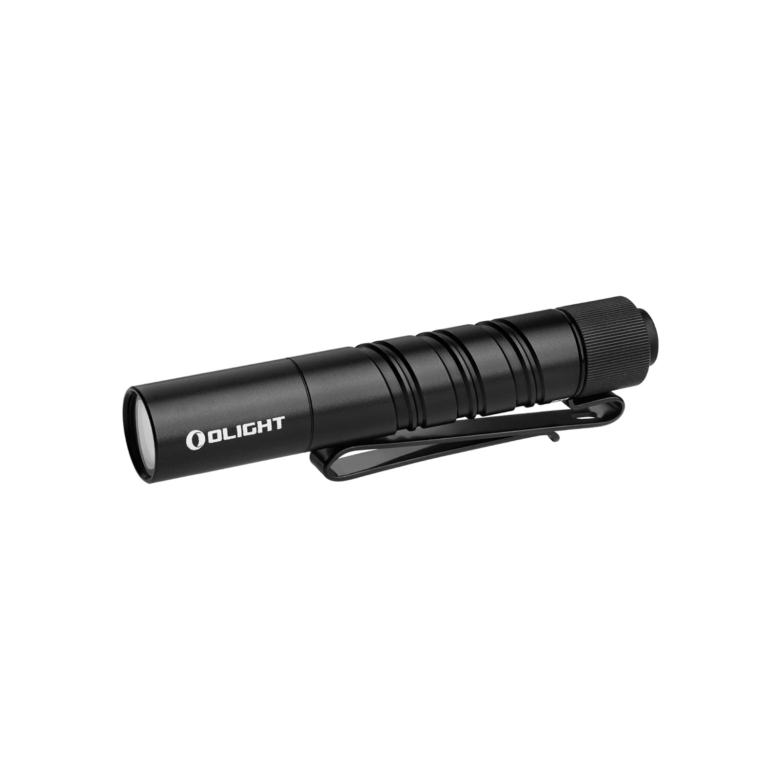 I3T 2 EOS Pocket EDC Flashlight, 200 Lumens Compact Bright Handheld Flash Lights, Dual-Output Tail Switch with AAA Battery and Two-Way Pocket Clip for Camping and Hiking (Black)