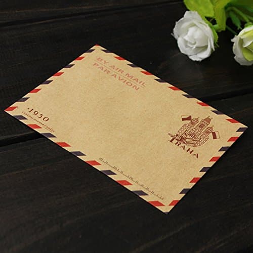 10PCS Vintage Envelope Postcard Letter Stationary