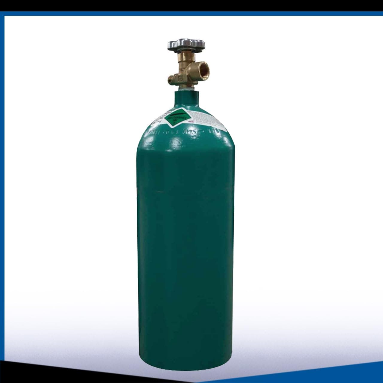 40 cu/ft 100% Argon Welding Gas Cylinder Tank CGA 580 - FULL