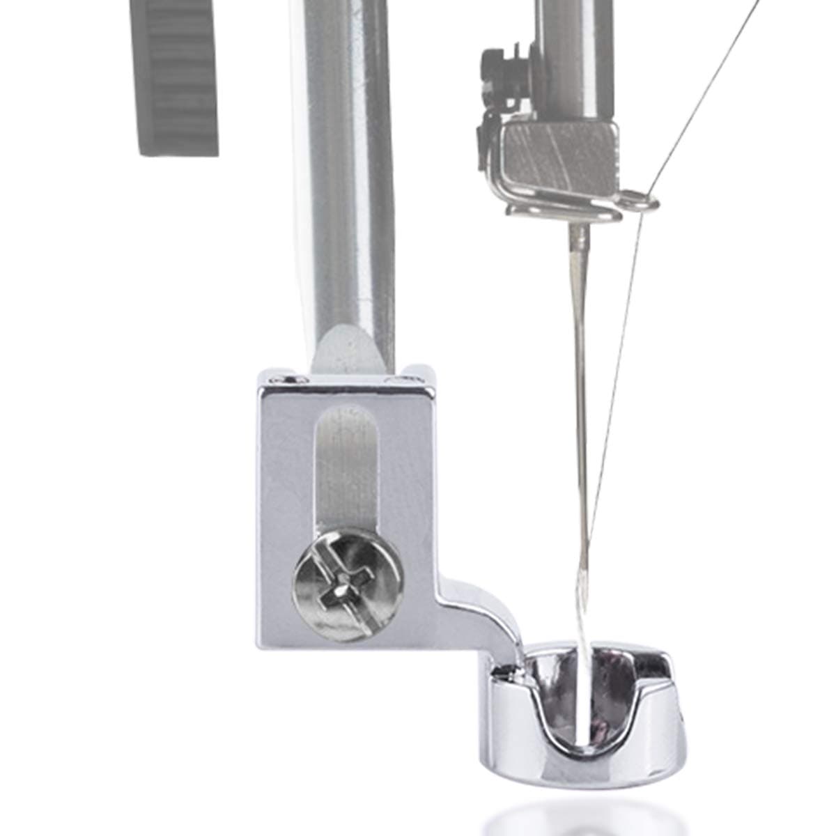 Low Shank Ruler Foot for Free Motion Quilting, 1/4 Inch Open Toe Darning Foot Compatible with Singer, Brother, Janome, Kenmore Sewing Machines, High Visibility Metal Frame for Quilting Templates