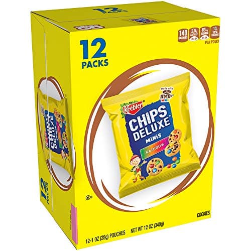 Keebler Chips Deluxe Minis Rainbow Cookies, 12 oz, 12 Count