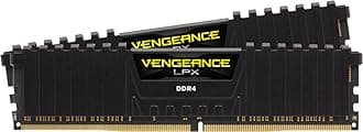 Corsair VENGEANCE LPX DDR4 RAM 16GB (2x8GB) 3600MHz CL18 AMD Ryzen Computer Memory - Black (CMK16GX4M2Z3600C18)