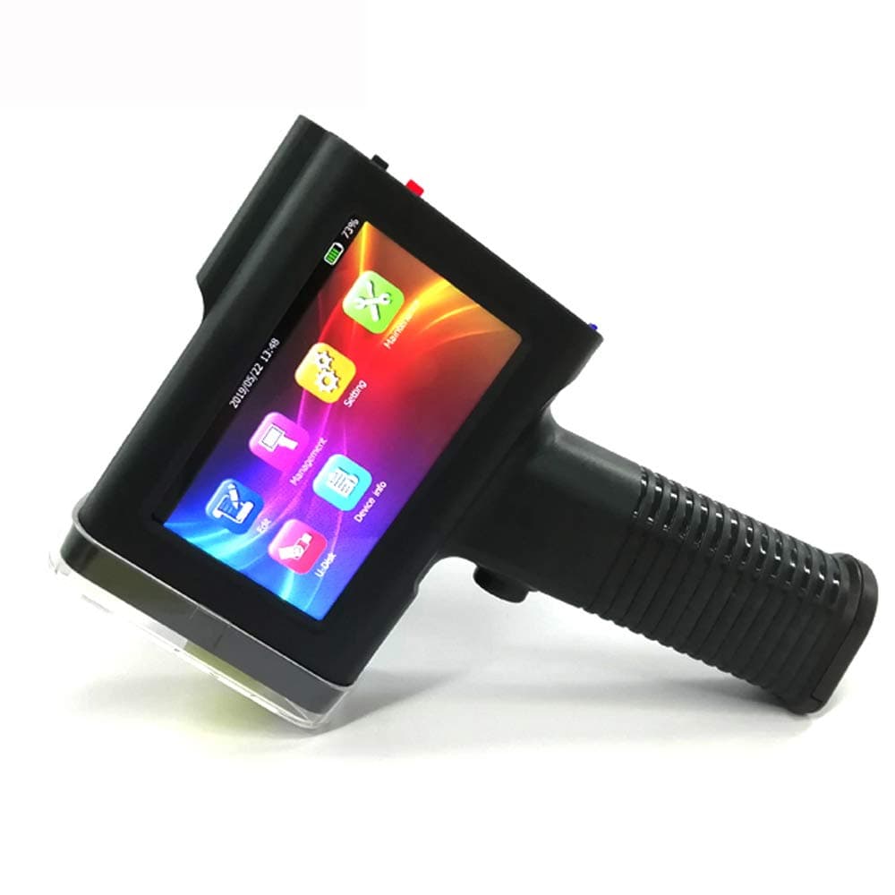 BENTSAI Portable Handheld Inkjet Printer with 4.3 inch Touch Screen Label Printer for Mark,Logo,Code,Number.(Support 11 Languages ​​Including English, German, French, Italian, etc.)