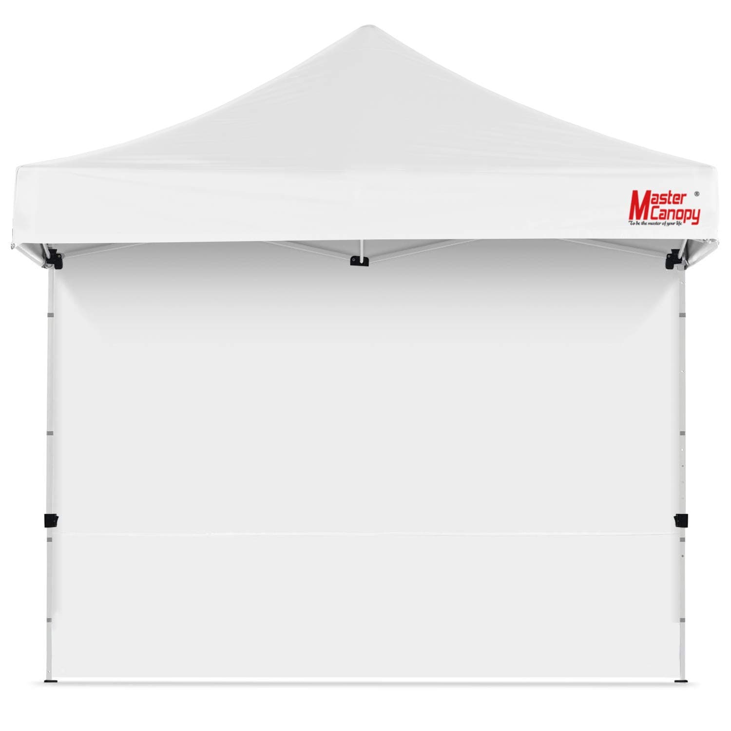 10x10ft Canopy SunWall Instant Canopy SideWall for Pop Up Canopy Tent Gazebos, UV Protection Sidewall Only, Spliceable (1 Pack, White)