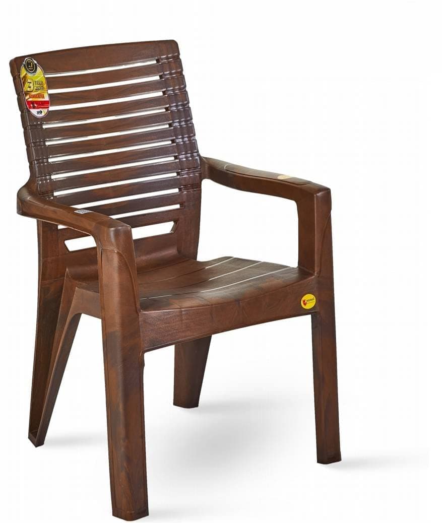 Modern Plastic Chair go Home Bedroom (Brown)