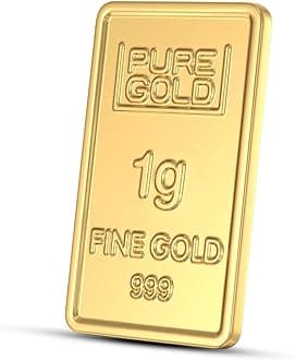 Assayer Certified 1 gm, 24k (999) Yellow Gold Precious Bar