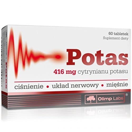 POTASSIUM - 60 tablets - BLOOD PRESSURE - NERVOUS SYSTEM - MUSCLES by Olimp Labs