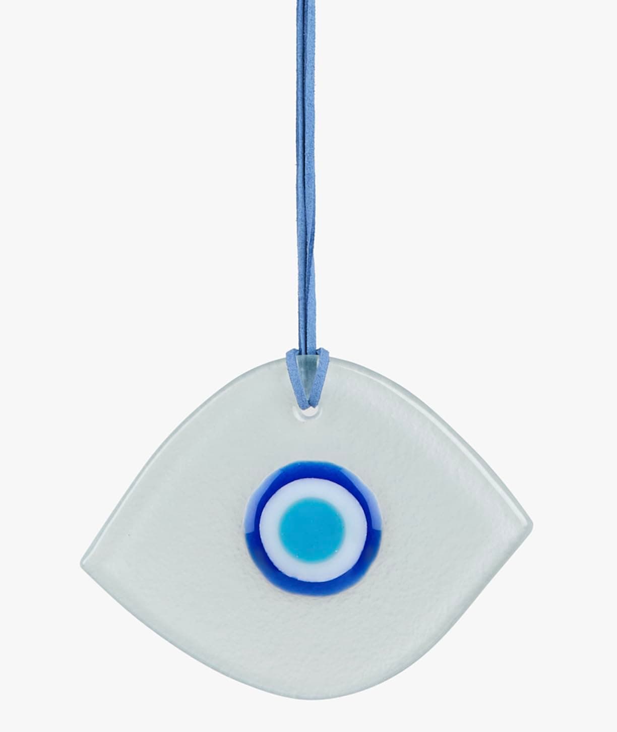 Aydan Oner Istanbul, Evil Eye Decor, Evil Eye Wall Hanging Decor, Turkish Nazar Bead, Evil Eye Hanging Ornament for Home Decor, Home Protection Charm Design Décor, Traditional Handmade Gift (Ice)