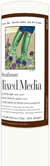 Strathmore (463-42 400 Series Mixed Media Roll, Vellum Surface, 42" x8 Yards