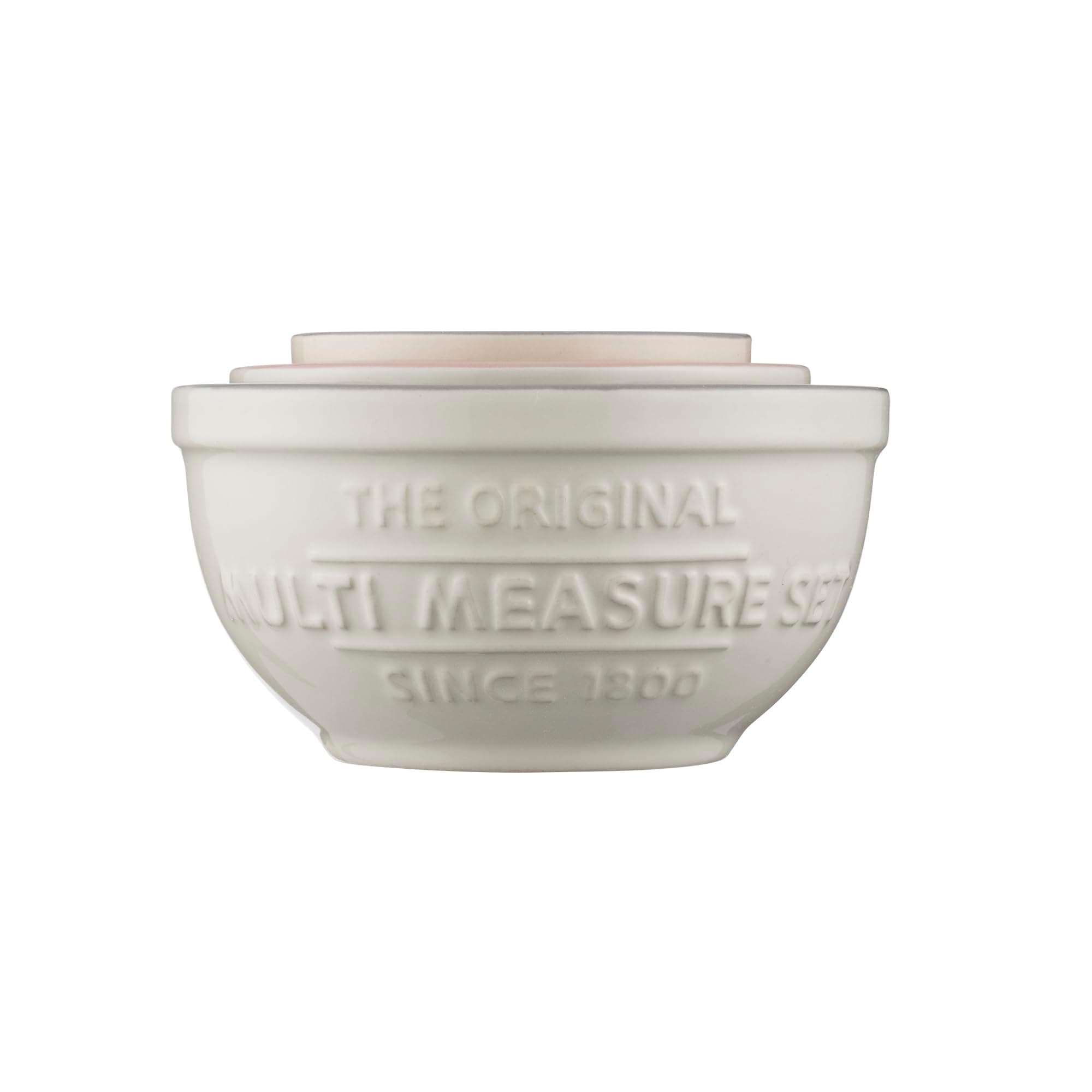 Mason Cash 2008.182 Innovative Kitchen Multi-Measuring Set, Ceramic, Off- White, 12 x 12 x 9 cm