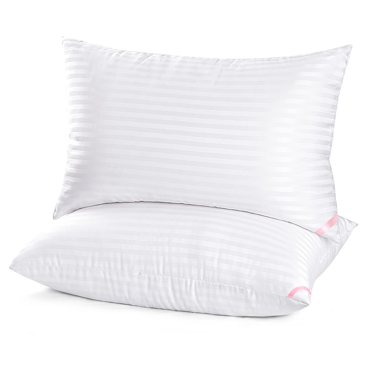 Hotel Collection Bed Pillows for Sleeping 2 Pack Queen Sizeï¼Å’Pillows for Side and Back Sleepers,Super Soft Down Alternative Microfiber Filled Pillows,20 x 30 Inches