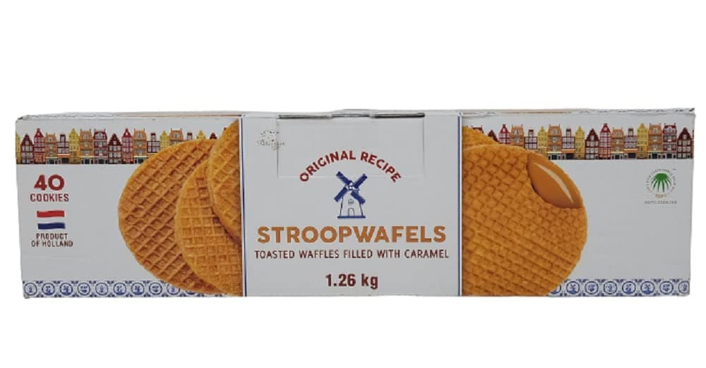 Le Chef Caramel Stroopwafel, 42.4 oz (COST1253037)