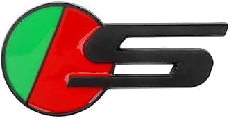 WANDEFA Car Badge Emblem for Jaguar R S XF XE XJL XJR F-PACE, Car Body Self Adhesive Sticker Decals Decorations Exterior Styling Accessories,A